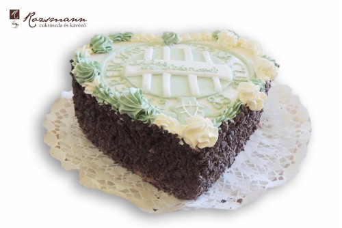 Fradi szív torta
